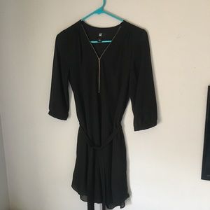 *DONATING* IZ Byer 3/4 Sleeve Zip Front Dress
